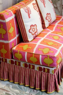 Christopher Farr Pop Art Border Tape in Berry